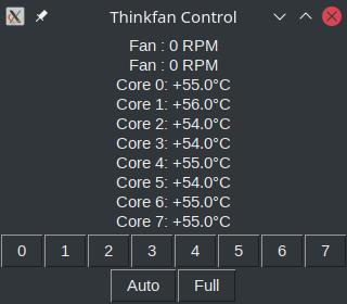 thinkfan GUI